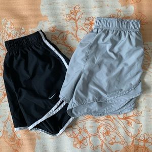 2 pairs of Nike running shorts